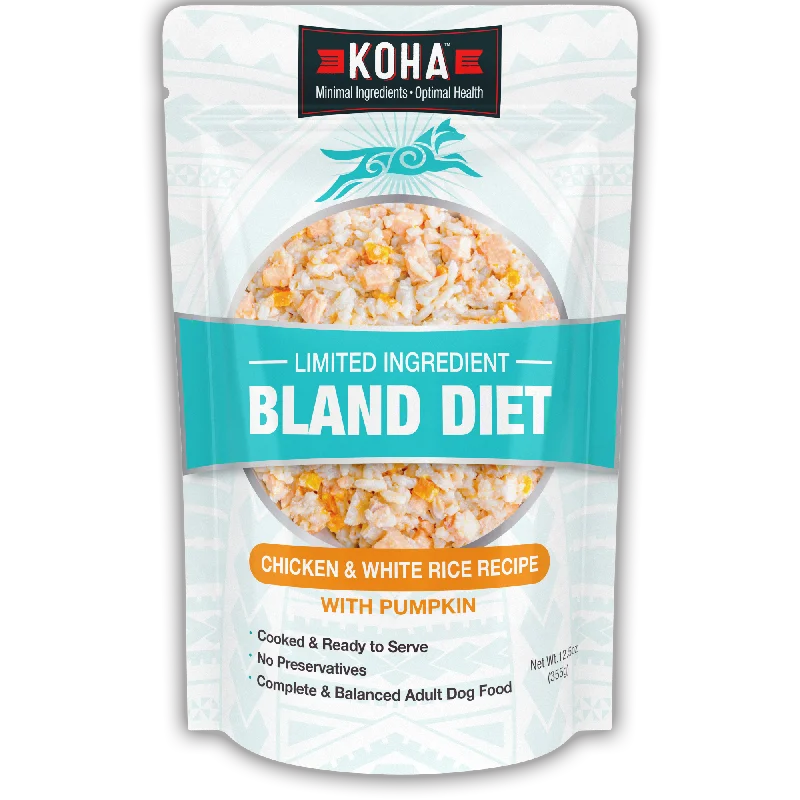 Bland Diet for Dogs: Limited Ingredient Wet Bland Diet Chicken & White Rice Recipe for Dogs