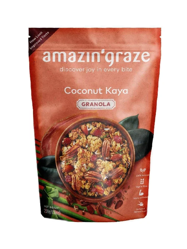 AMAZIN' GRAZE COCONUT KAYA GRANOLA 250G