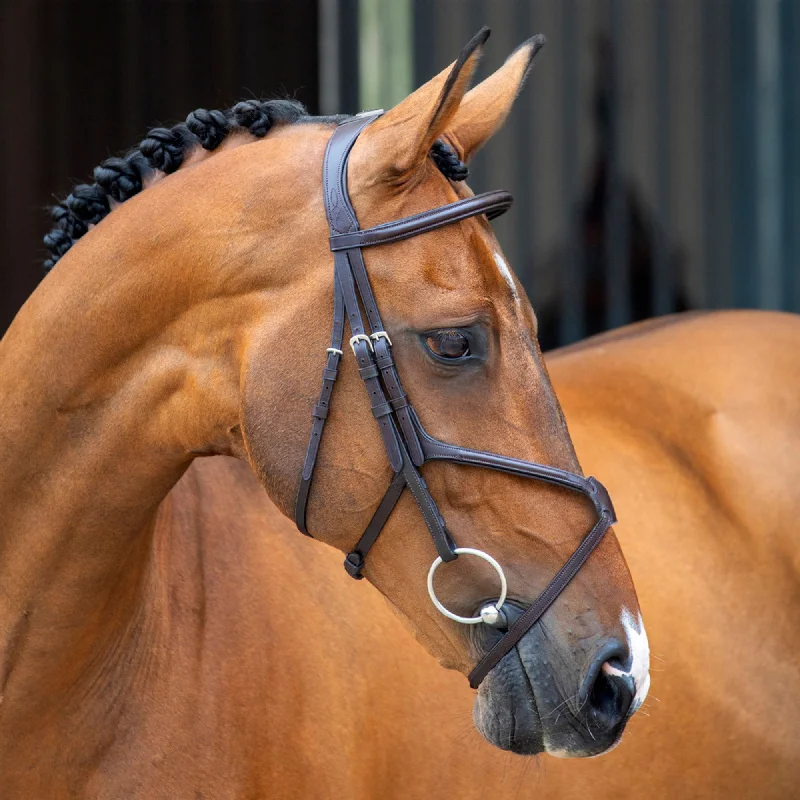 Shires Lusso Grackle Bridle - Havana