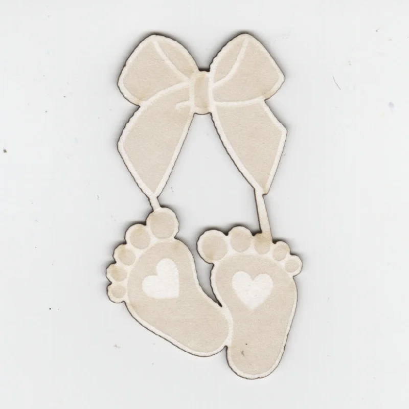 Laser Diecut: Bow and Feet