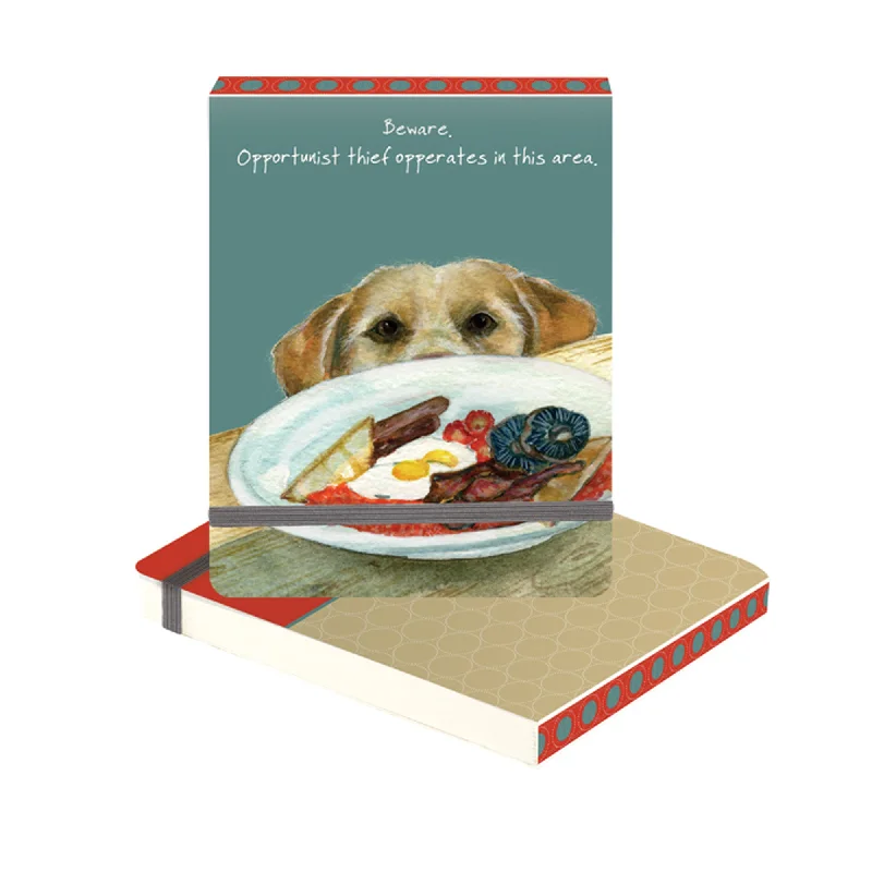 The Little Dog Laughed Opportunist Slim Notebook