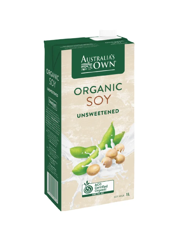 AUST OWN ORG UNSWT SOY MILK LACTOSE FREE 1L