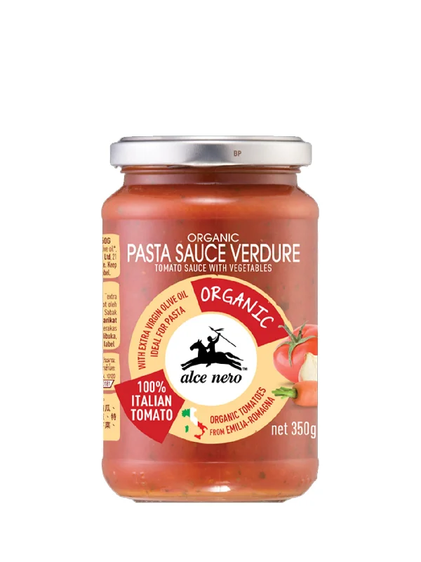 ALCE NERO ORG TOMATO SAUCE WITH VEGE 350GM