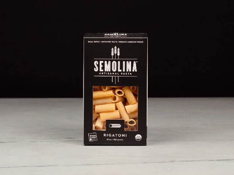 SEMOLINA ARTISANAL RIGATONI PASTA