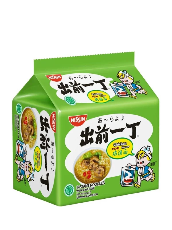 NISSIN INSTANT NOODLE CHICKEN 5X86GM