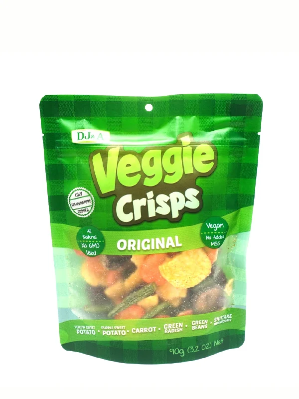 DJ&A VEGGIE CRISPS ORIGINAL MIXED VEGETABLE 90G