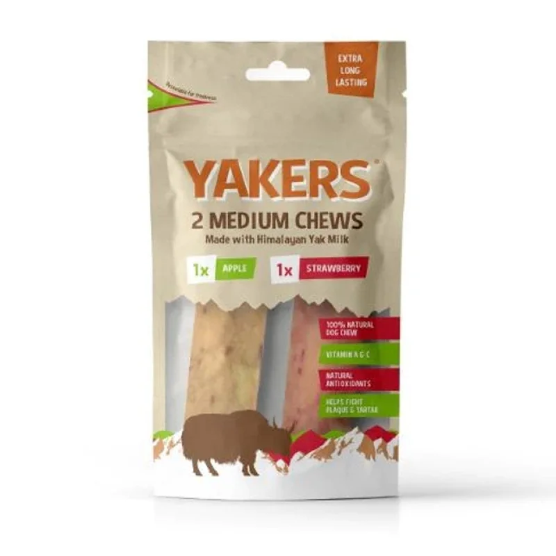 Yakers Fruity Dog Chew - Medium