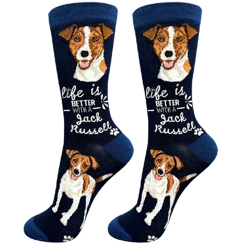 E & S Imports : Life Is Better With A Jack Russell Unisex Socks