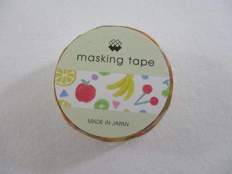 Cute Kawaii Mind Wave Fruits Washi / Masking Deco Tape - for Scrapbooking Journal Planner Craft