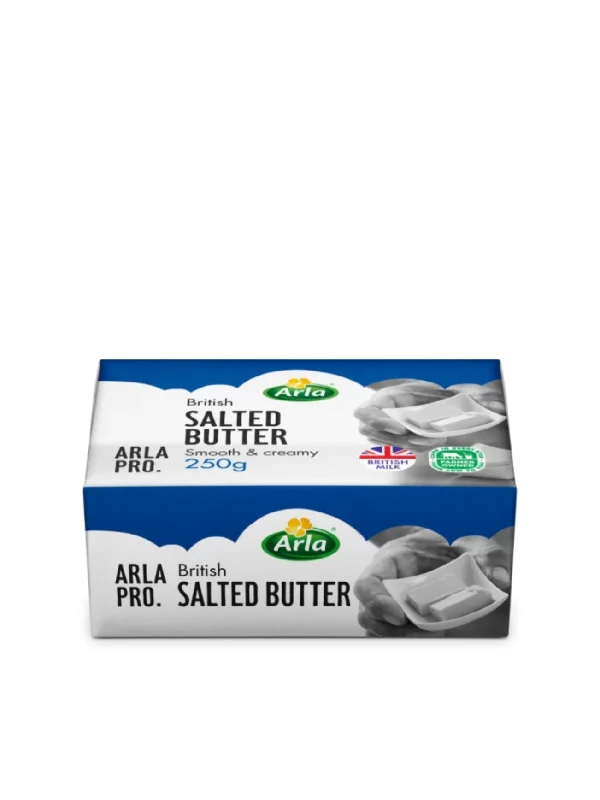 ARLA PRO CREAM BUTTER SALTED 250G