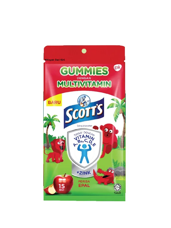 SCOTTS MULTIVIT GUMMIES APPLE 15S