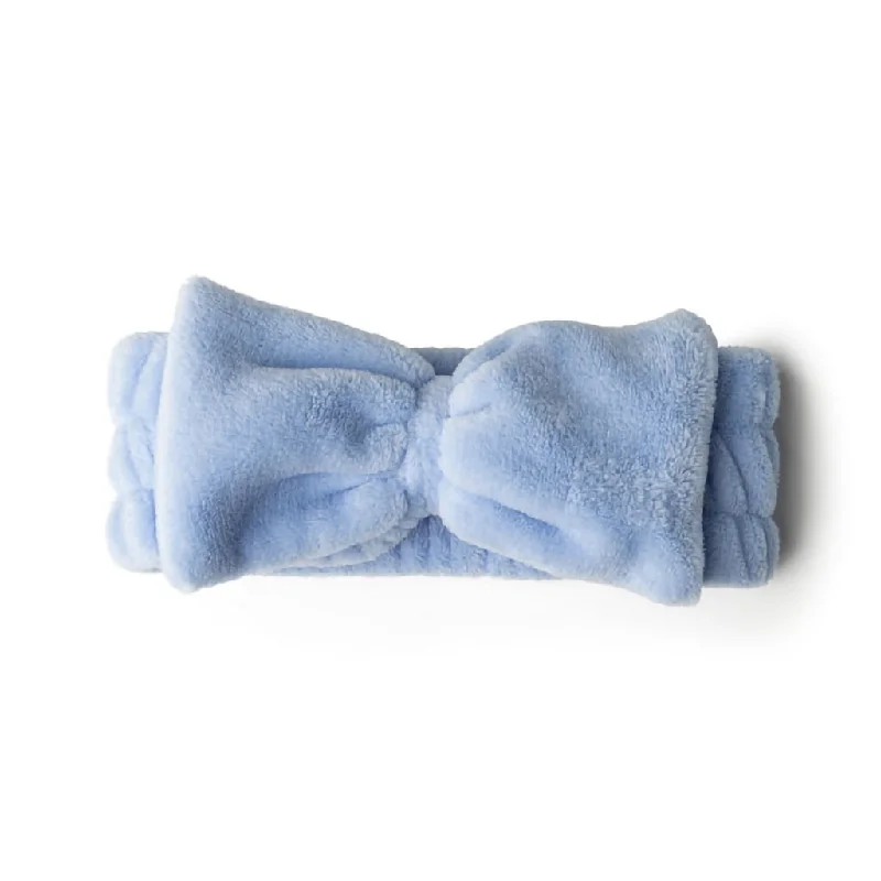 DM Merchandising : Lemon Lavender Take a Bow Ultra Plush Spa Headband - Assorted 1 at random. Style can not be chosen