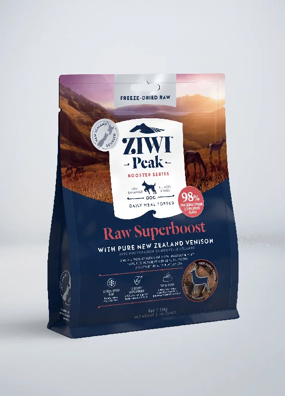 Freeze-Dried Booster Raw Superboost Venison Recipe for dogs