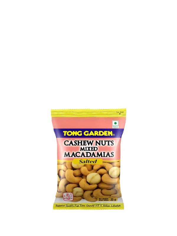 TONG GARDEN CASHEW NUTS MIX MACADAMIA SALTED 35GM