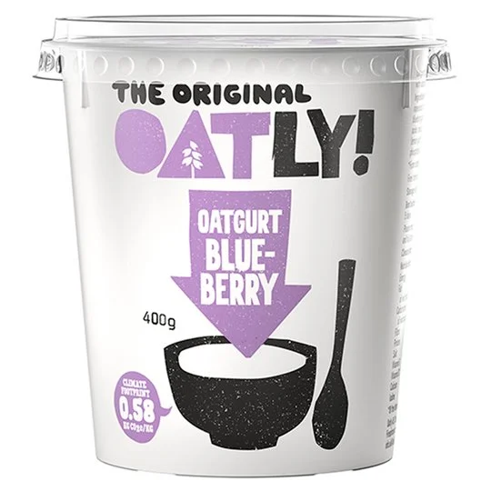 Oatly Oatgurt Blueberry Vegan Yogurt 400g