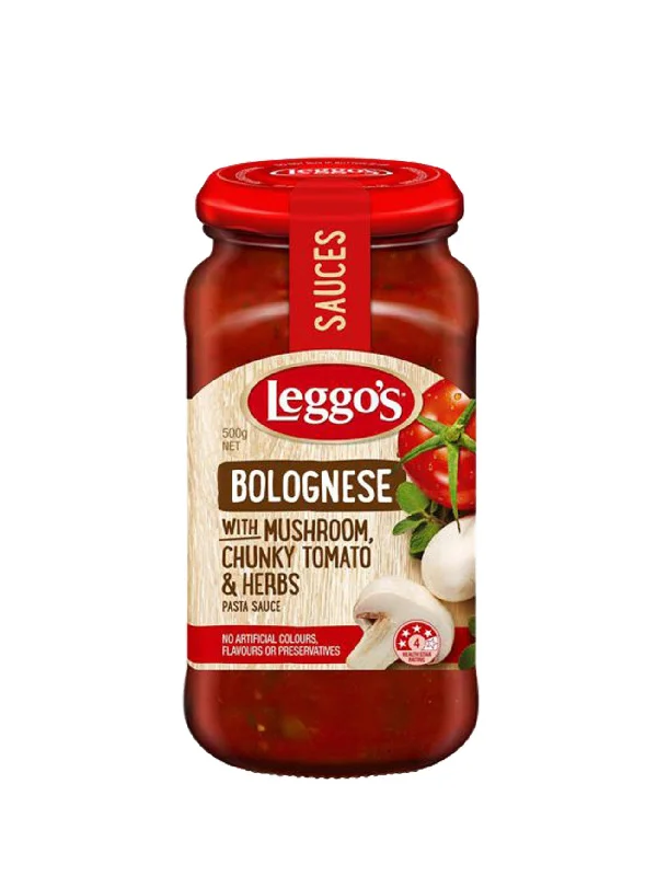 LEGGO'S BOLOGNESE MUSHROOM CHUNKY TOMATO 500G