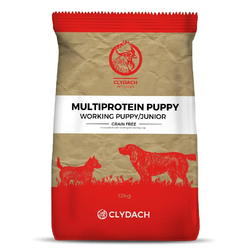  -Chicken-flavored dog foodClydach Farm Grain Free MultiProtein Puppy 12kg