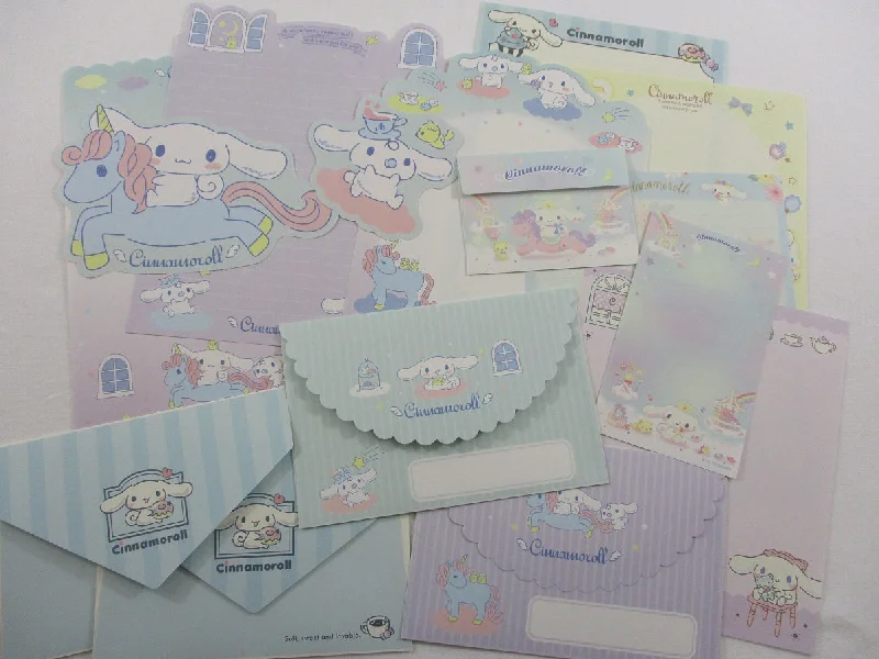 Cute Kawaii Sanrio Cinnamoroll Letter Sets - Writing Paper Envelope Stationery - 2019 2020