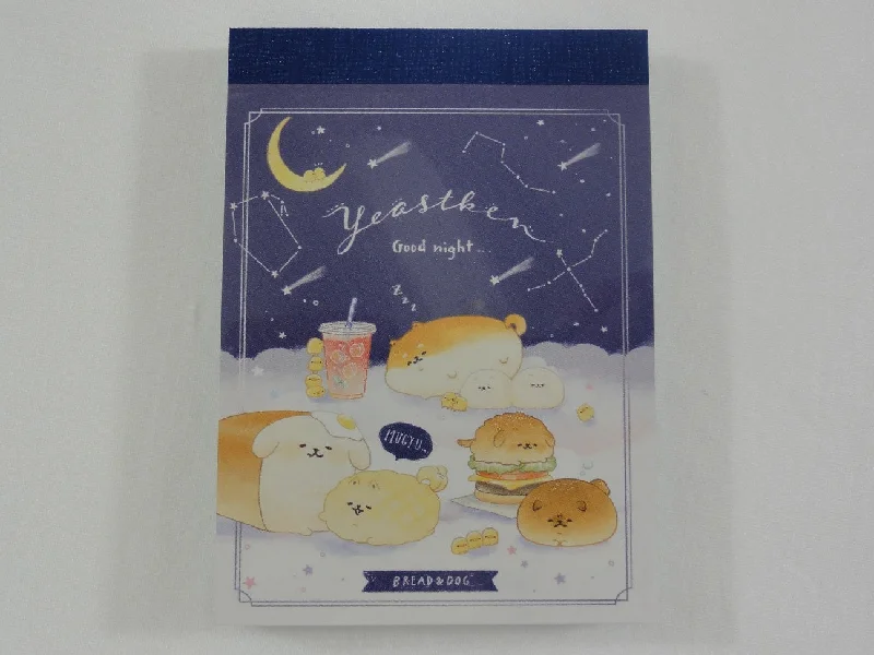 Cute Kawaii Kamio Bread Yeastken Bakery Cafe Mini Notepad / Memo Pad - B - Stationery Designer Writing Paper Collection