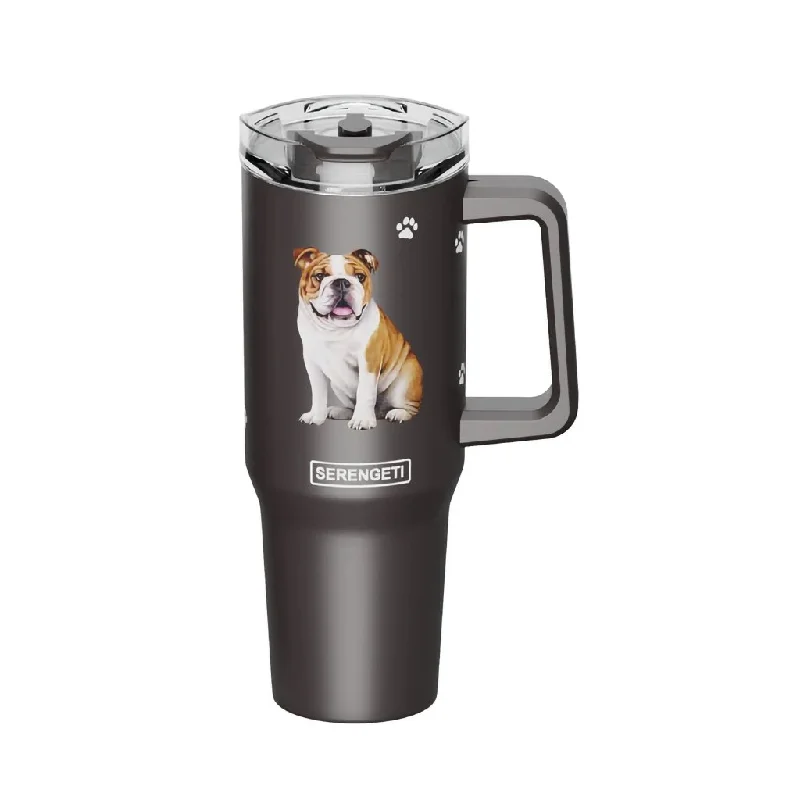 E & S Pets : Bulldog Serengeti 40oz Stainless Steel Ultimate Tumbler