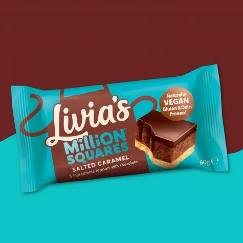 Livia's Salted Caramel Million Squares 60g