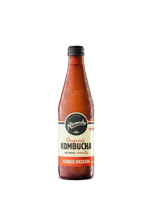 REMEDY ORGANIC KOMBUCHA MANGO PASSION 330ML