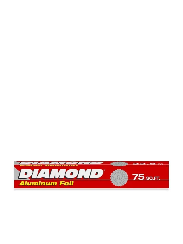 DIAMOND ALUMINIUM FOIL 75SF