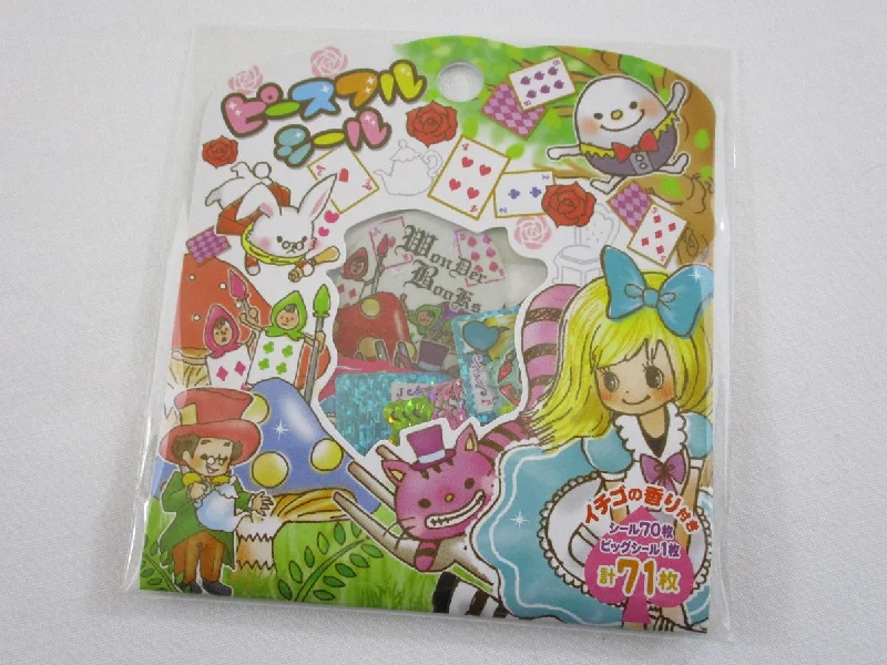 Cute Kawaii Mind Wave Alice Princess Fairy Tale Flake Stickers Sack - for Journal Agenda Planner Scrapbooking Craft