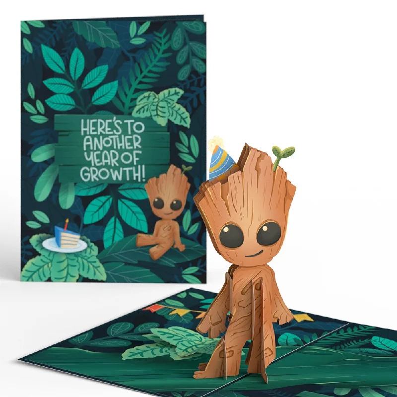 Marvel's Guardians of the Galaxy Groot Year of Growth Birthday Pop-Up Card