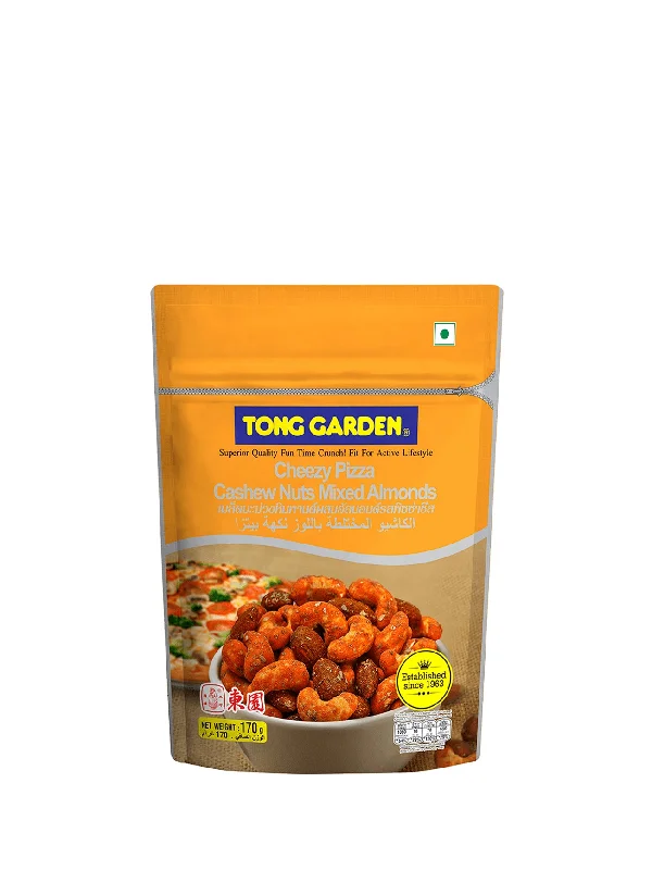 TONG GARDEN CASHEW MIX ALMONDS CHEEZY PIZZA 170GM