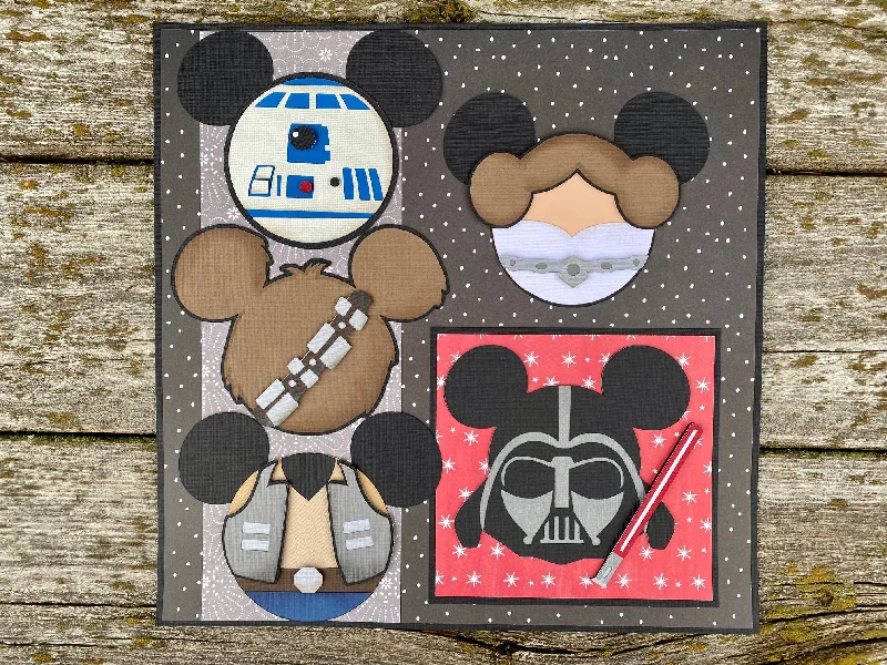 Diecuts: Star Wars Character Mickey Heads