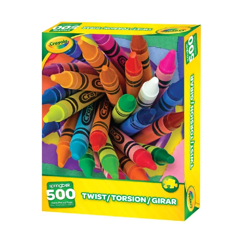 Springbok : Crayola Twist 500 Piece Jigsaw Puzzle