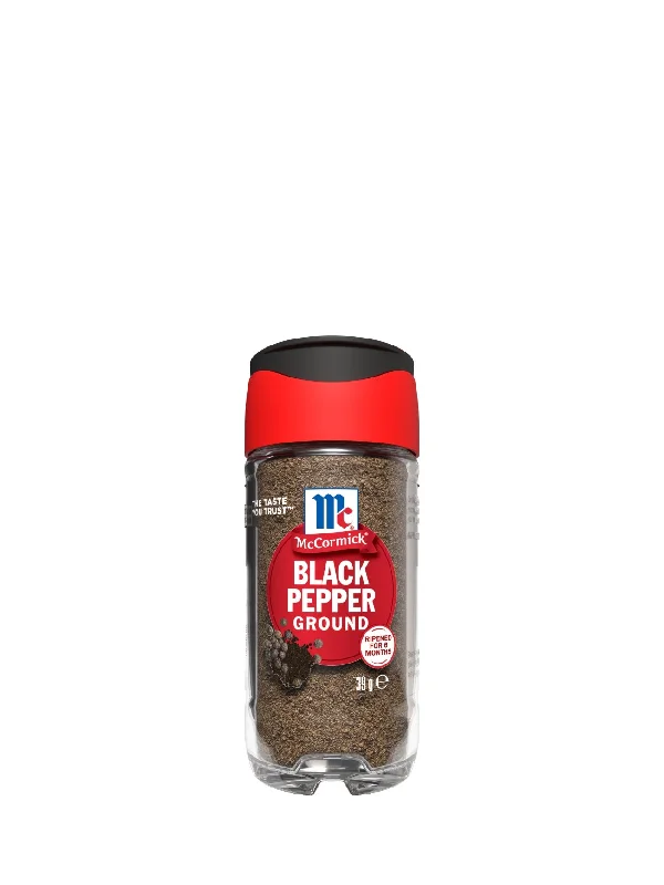 MCCORMICK BLACK PEPPER GROUND 39G