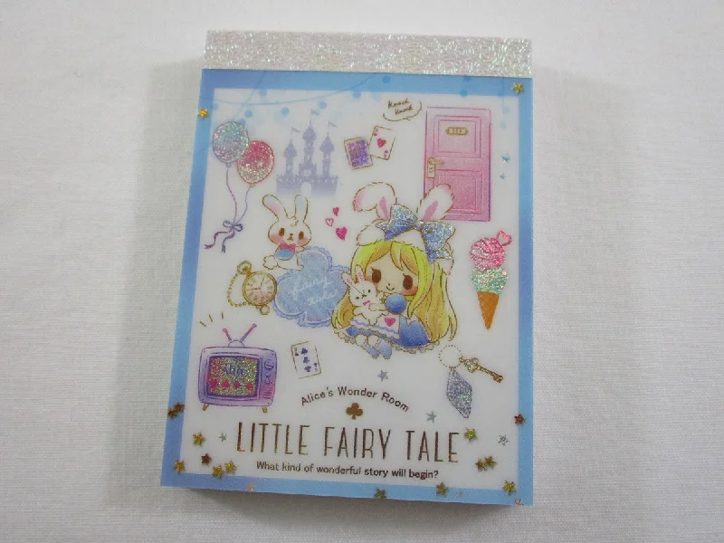 Cute Kawaii Q-Lia Little Fairy Tale Alice Mini Notepad / Memo Pad - J - Stationery Design Writing