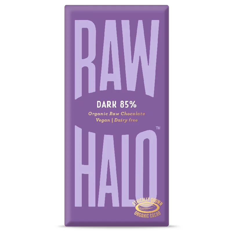 Raw Halo Vegan Dark 85% Chocolate Bar 70g