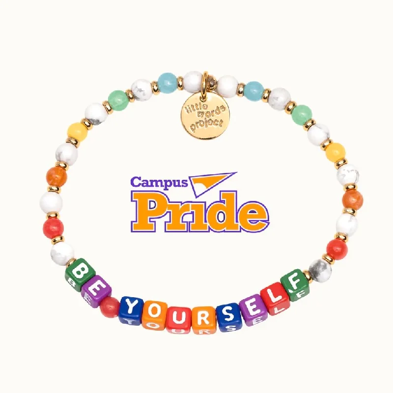 Little Words Project : Be Yourself - LGBTQIA+ Bracelet - S/M