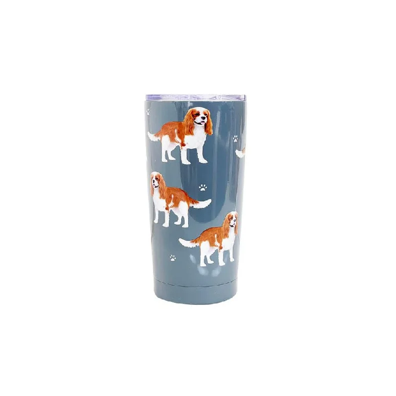 E & S Pets : King Charles Cavalier Serengeti Ultimate Tumbler - Stainless Steel