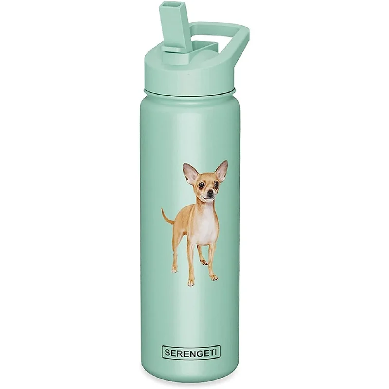 E & S Pets : Serengeti Tan Chihuahua 24 oz Water Bottle