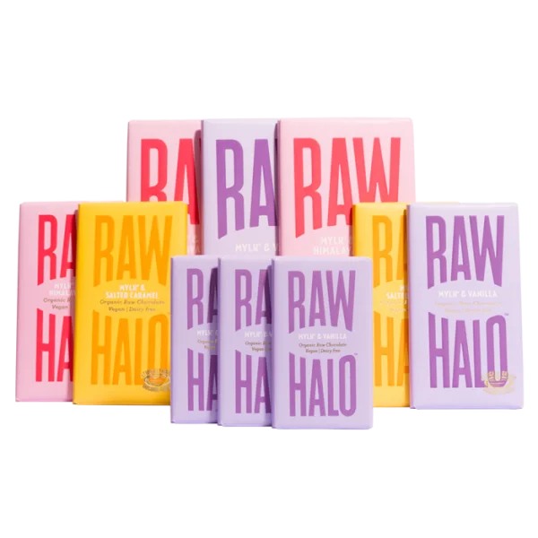 Raw Halo Vegan Mylk Chocolate Gift Collection (10 Bars)