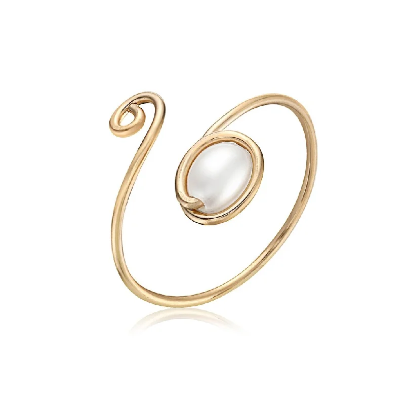 Ronaldo Jewelry : Pearl of My Heart Ring in Gold