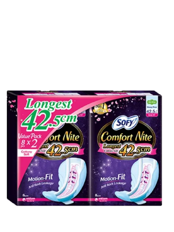 SOFY BF COMFORT NITE 42.5CM TP 2X8S