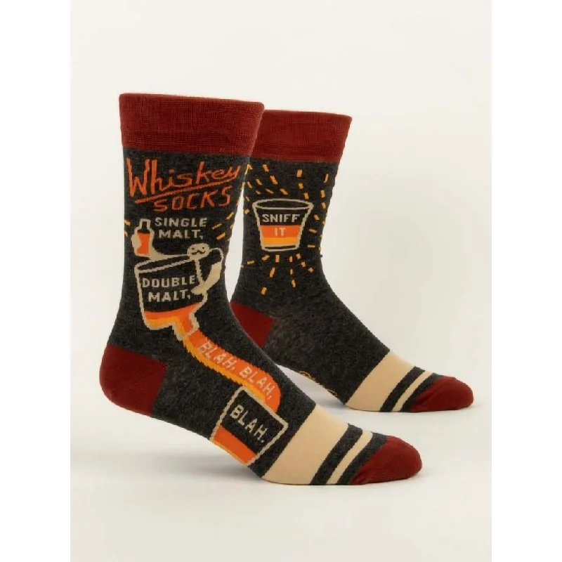 Blue Q : Men's Crew Socks - "Whiskey"