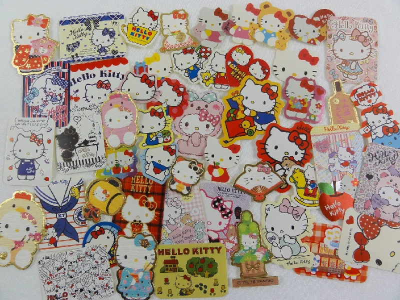 Sanrio Hello Kitty Flake Sack Stickers - 50 pcs