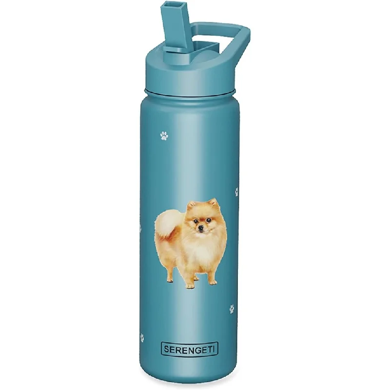 E & S Pets : Serengeti Pomeranian 24 oz Water Bottle