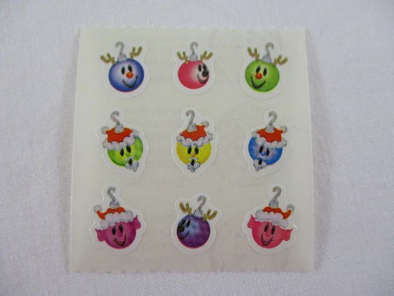 Sandylion Christmas Ornaments Sticker Sheet / Module - Vintage & Collectible