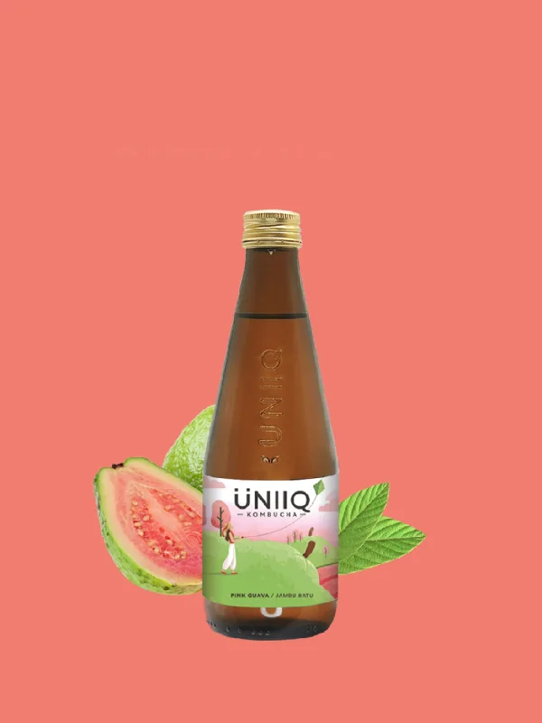 UNIIQ KOMBUCHA PINK GUAVA 315ML