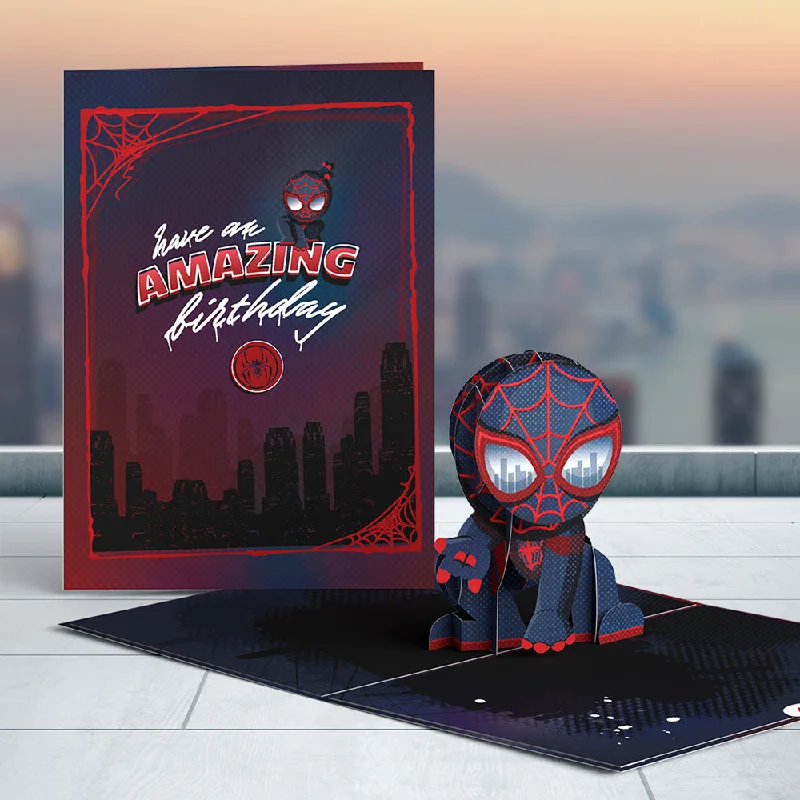 Marvel's Spider-Man Miles Morales Birthday Pop-Up Card