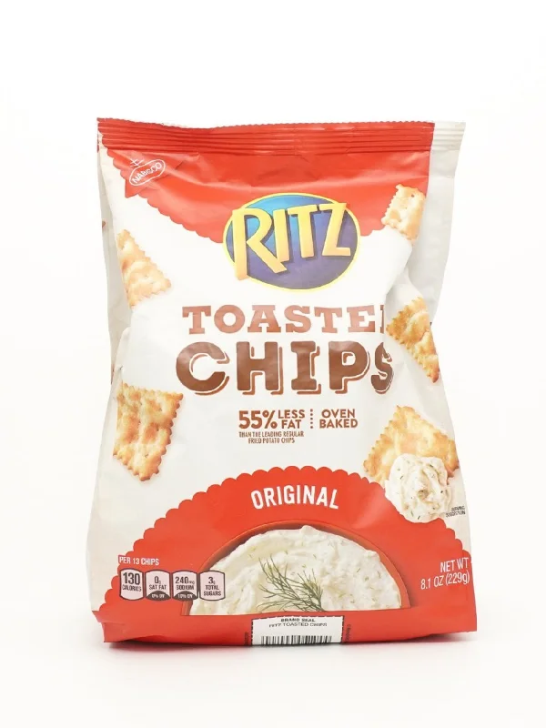 NABISCO RITZ TOASTED CHIPS ORIGINAL 8.1OZ