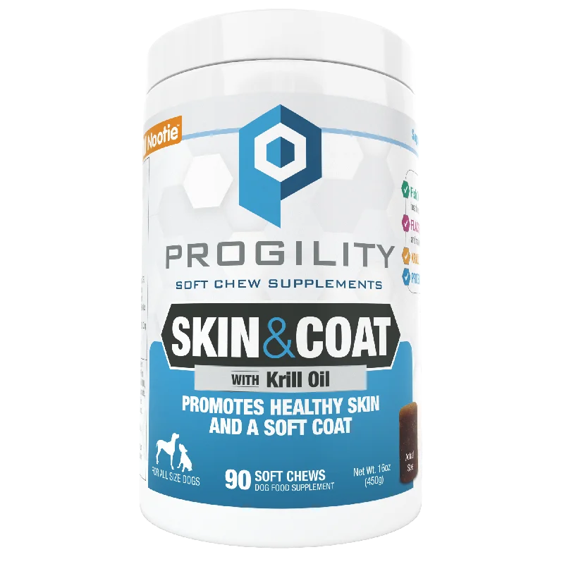 Nootie Progility Skin & Coat Soft Chew Supplement For Dogs