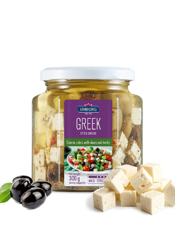 EMBORG FETA IN OIL W/OLIVE N HERBS 300GM